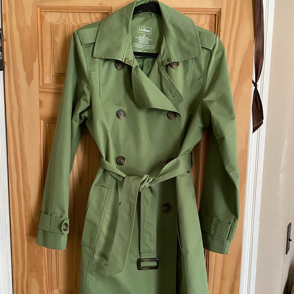 LL bean trench coat